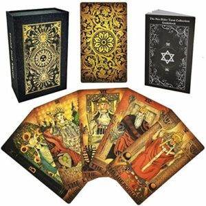 gold foil tarot deck